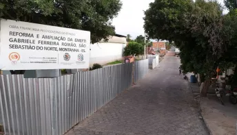 Governo do Estado e a Prefeitura de Montanha iniciaram a reforma e ampliação da escola EMEFTI Gabriele Ferreira Romão