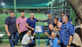 Governo do Estado inaugura campo Bom de Bola em Cariacica
