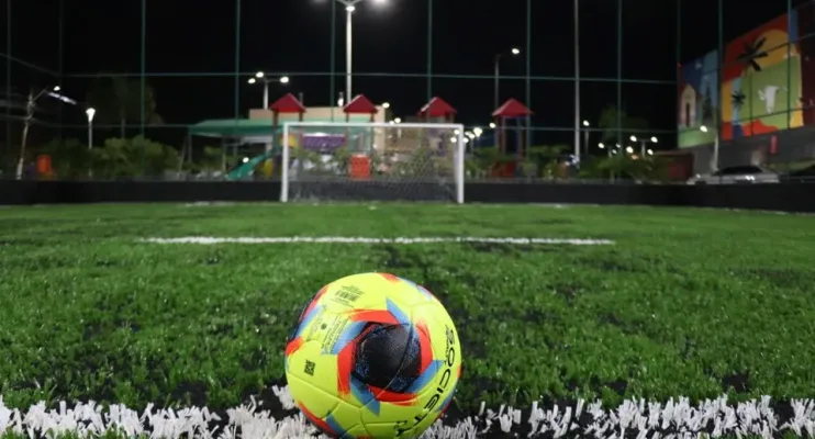 Governo do Estado inaugura revitalização de Campo Bom de Bola no Parque Linear, em Viana