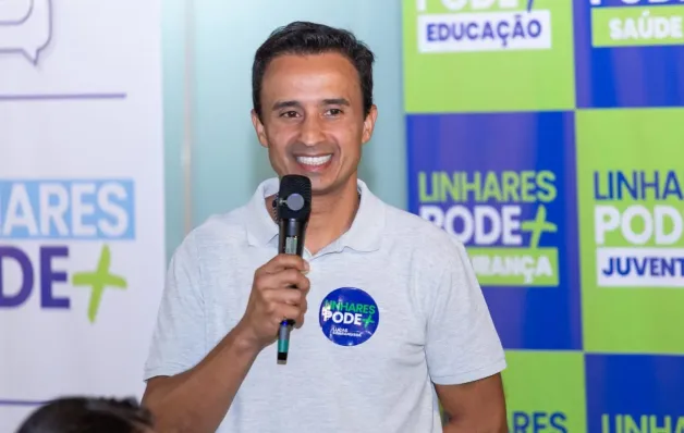 Grande evento oficializa a candidatura de Lucas Scaramussa à prefeitura de Linhares