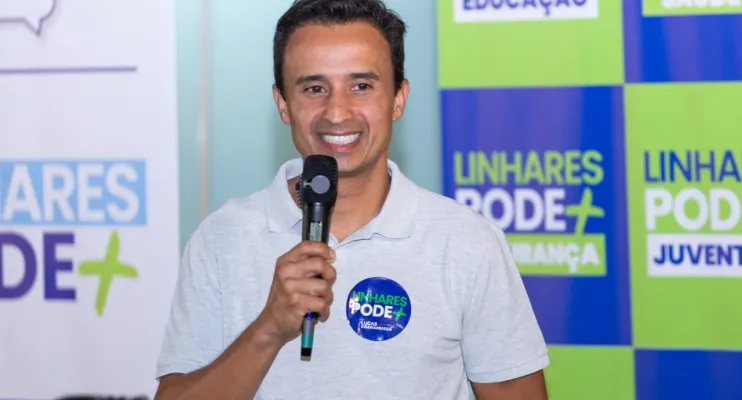 Grande evento oficializa a candidatura de Lucas Scaramussa à prefeitura de Linhares