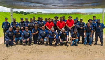 Guarda Civil Municipal de Linhares participa de treinamento anual de tiro prático