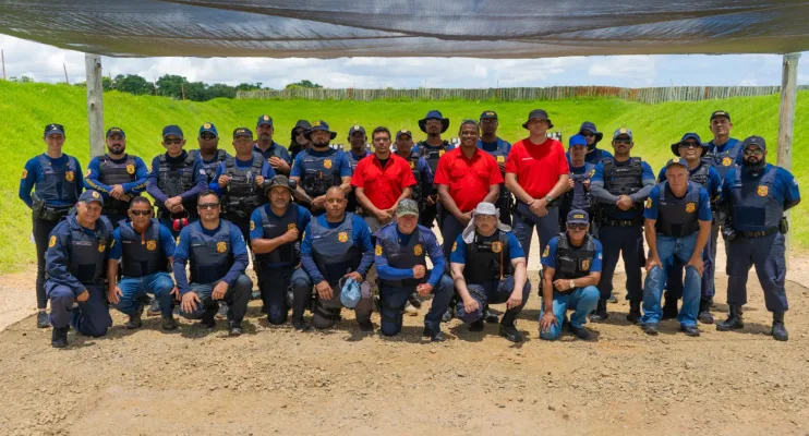 Guarda Civil Municipal de Linhares participa de treinamento anual de tiro prático