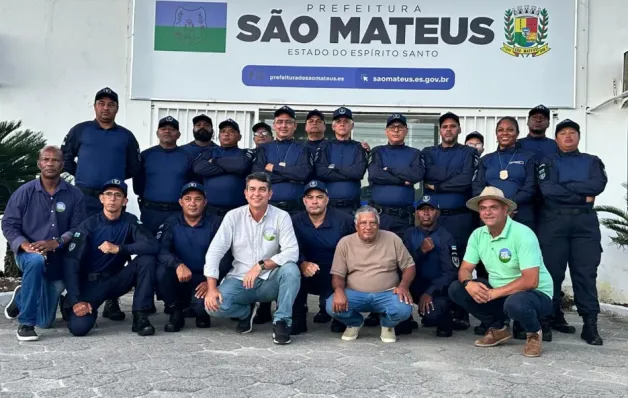 Guarda Municipal de São Mateus recebe novos uniformes e equipamentos