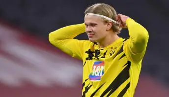Haaland desencanta, Borussia Dormund faz 5 gols em 15 minutos e humilha Wolfsburg