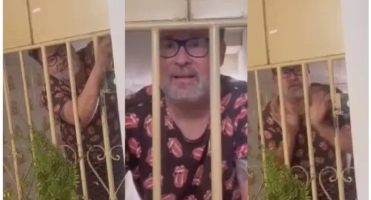 Homem filmado ao chamar vizinha de 'preta e macaca' é preso após 3 dias foragido