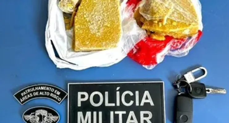 Homem que trabalhava como motorista de aplicativo é preso em São Mateus com um quilo de crack