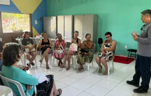 Idosos de Jaguaré recebem orientações para combater o Aedes aegypti