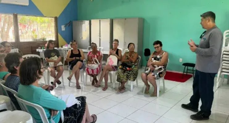 Idosos de Jaguaré recebem orientações para combater o Aedes aegypti