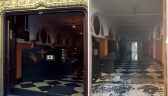 Incêndio atinge 1ª Igreja Ortodoxa do Brasil, inaugurada em 1904 em SP
