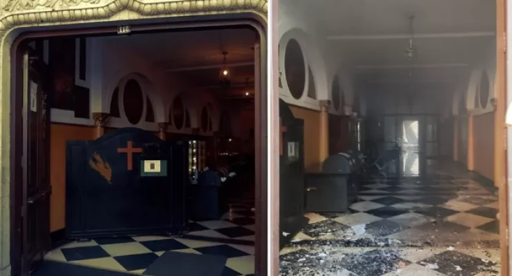 Incêndio atinge 1ª Igreja Ortodoxa do Brasil, inaugurada em 1904 em SP
