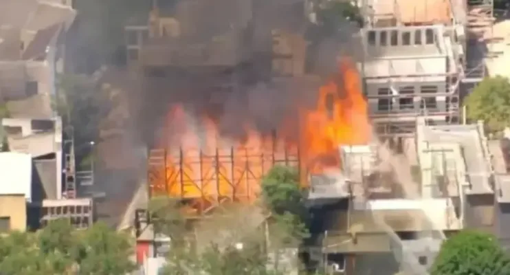 Incêndio atinge Estúdios Globo e destrói cenários da novela Dona de Mim