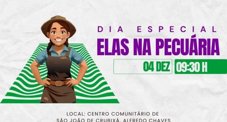 Inscrições abertas para evento especial sobre pecuária leiteira voltado a mulheres rurais capixabas