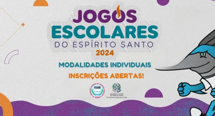 Inscrições abertas para modalidades individuais dos Jogos Escolares