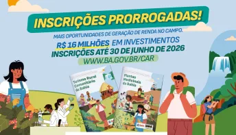  Inscrições para editais de Turismo Rural Comunitário e Plantas Medicinais são prorrogadas até 30 de junho
