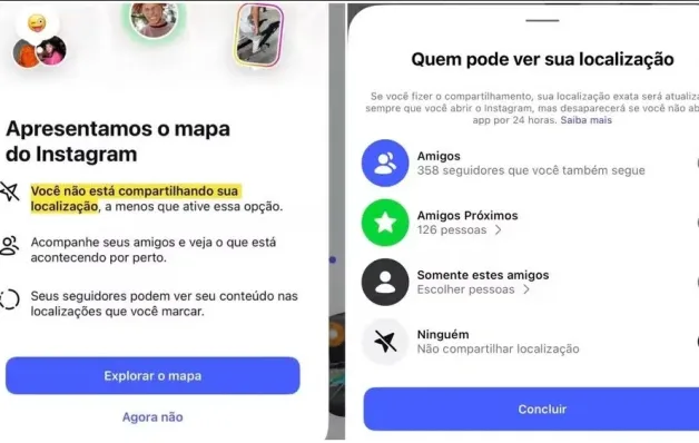 Instagram passa a exibir a localização exata de usuários no Brasil e gera preocupação