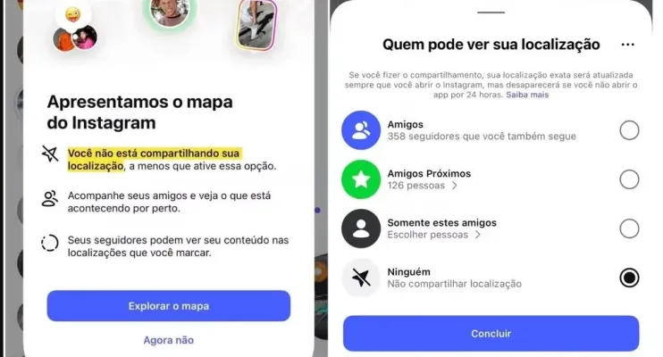 Instagram passa a exibir a localização exata de usuários no Brasil e gera preocupação