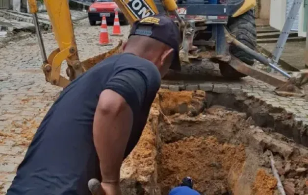 Intervenção rápida elimina risco de erosão em rua de Nova Venécia
