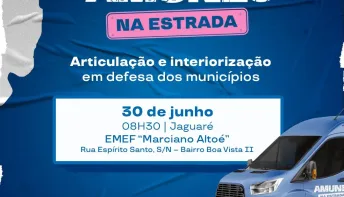 Jaguaré recebe a equipe do Projeto Amunes na Estrada nesta sexta-feira