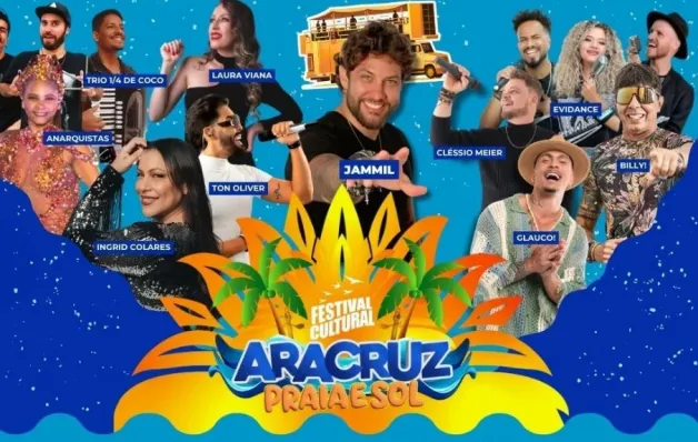 Jammil é atração de domingo na Barra do Sahy, em Aracruz
