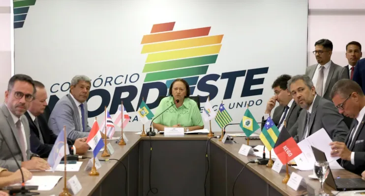 Jerônimo e demais governadores do Nordeste tratam sobre equilíbrio fiscal dos estados com ministros, em Brasília
