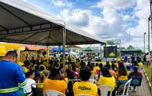 Jogos da Seleção levam centenas de torcedores à Arena Copa em Jaguaré