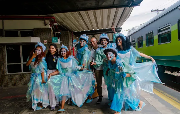 Jovens de Cariacica descobrem o território da ferrovia através do Projeto Viagem Capixaba