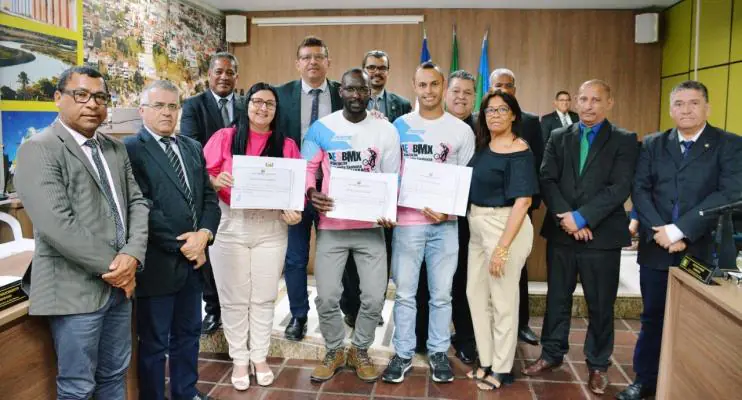Kacio e Paulo Fundão enaltecem conquistas de ciclistas e ginastas