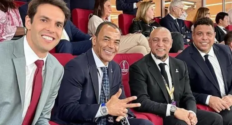 Kaká vê falta de apoio a ídolos no Brasil: 'Ronaldo é só um gordo na rua'
