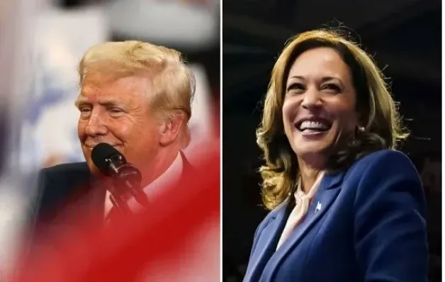 Kamala sobe vantagem sobre Trump com apoio de mulheres e latinos