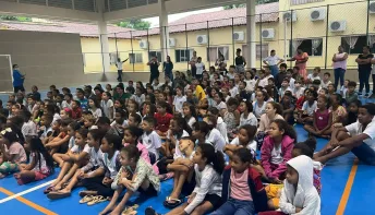 Kombiteca percorre escolas e leva arte e leitura a estudantes de Jaguaré