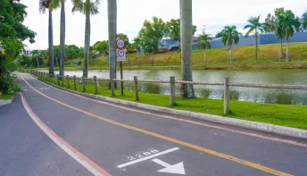 Linha Verde ganha marcação para corridas e caminhadas em Linhares