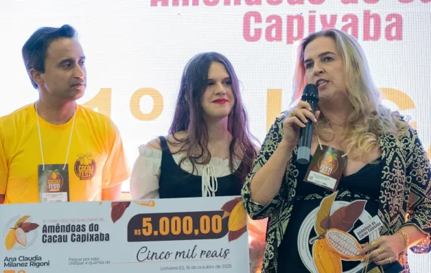 Linharense é a única capixaba finalista em Prêmio nacional de Cacau Especial