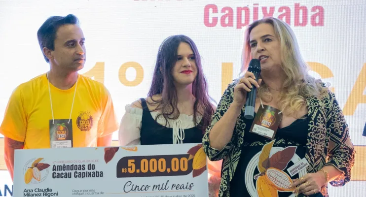 Linharense é a única capixaba finalista em Prêmio nacional de Cacau Especial
