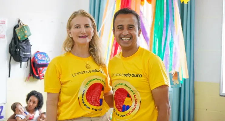 Linhares conquista categoria ouro no Selo Nacional Compromisso com a Alfabetização do MEC