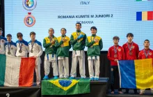 Linhares é ouro no karatê: atletas conquistam seis medalhas em Mundial na Eslovênia
