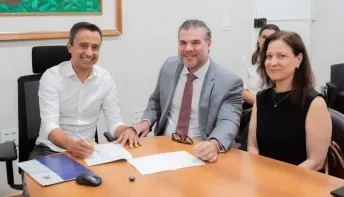 Linhares firma acordo para discutir melhorias no abastecimento de água e esgotamento sanitário