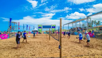 Linhares sedia torneio de beach tennis no Pontal do Ipiranga