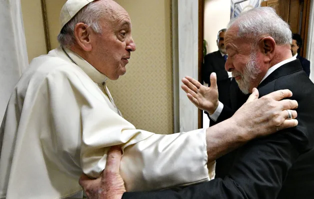 Lula encontra papa Francisco no Vaticano com Guerra da Ucrânia na pauta