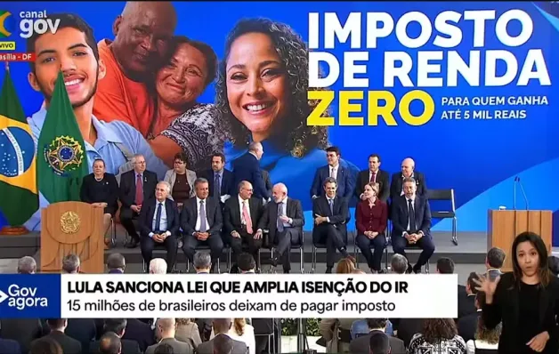 Lula sanciona isenção do Imposto de Renda para quem ganha até R$ 5 mil
