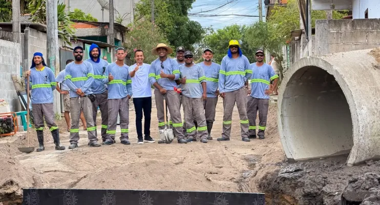 Macrodrenagem avança no Santa Cruz e moradores esperam deixar alagamentos no passado