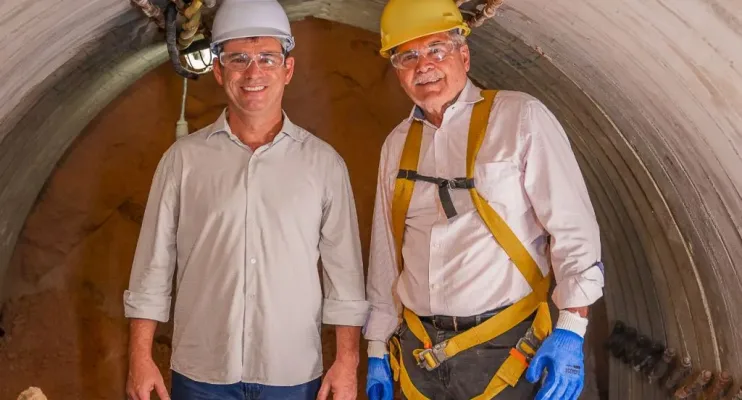 Macrodrenagem no Centro: Prefeitura inicia construção de túnel para vazão da água da chuva