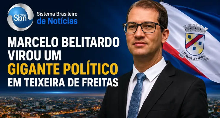 Marcelo Belitardo virou um gigante político em Teixeira de Freitas