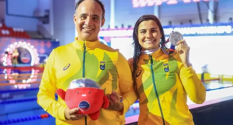Mari Gesteira conquista prata no Mundial de Natação Paralímpica em Singapura