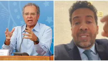 Ministro Paulo Guedes quer derrubar vídeo de Janones sobre planos do governo para congelar salário mínimo