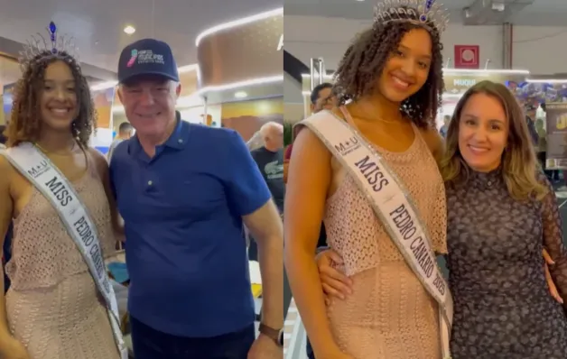 Miss Pedro Canário participa da Feira dos Municípios 2025