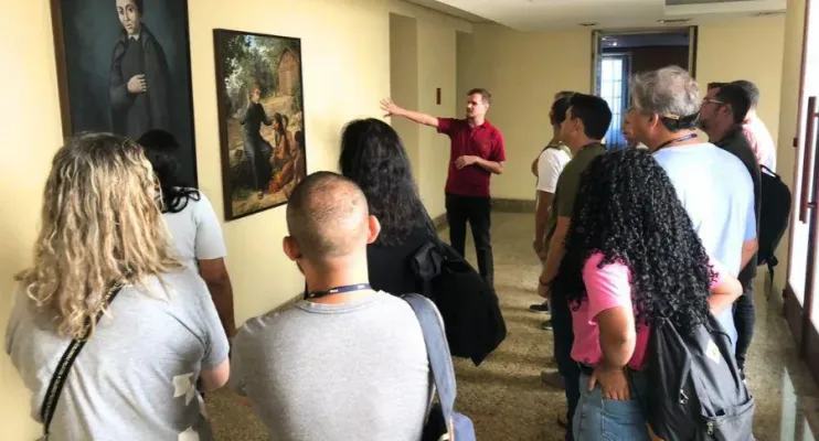 Monitores de turismo de Vila Velha visitam o Palácio Anchieta