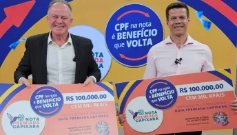 Moradores de Cachoeiro de Itapemirim, Colatina e Vitória são os ganhadores do sorteio especial anual do Nota Premiada Capixaba