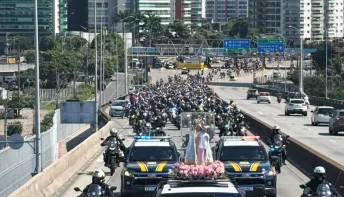 Moto Romaria reúne cinco mil motociclistas na Festa da Penha 2025