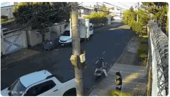 Motorista que atropelou bandido para livrar enfermeira diz que pensou na família